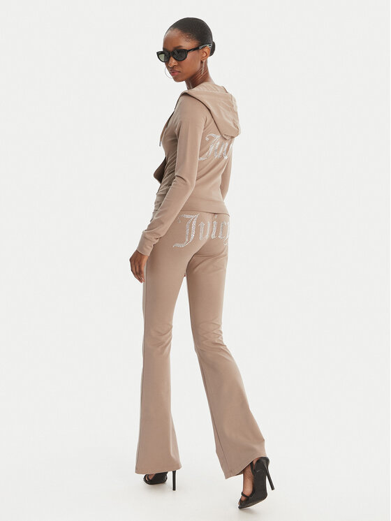 Juicy Couture Juicy Couture Pantaloni da tuta Christine JCWBJ126309 Beige Flared Leg