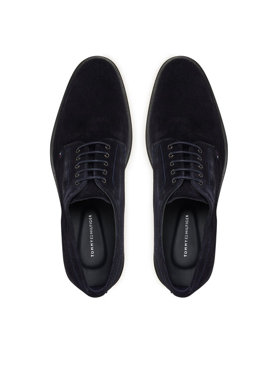 Tommy Hilfiger Обувки Tommy Hilfiger Corporate Derby FM0FM05582 Тъмносин