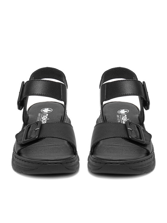 Rieker Sandale Rieker 66680-00 Negru