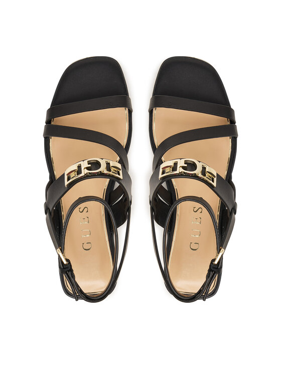 Guess Босоніжки Guess FLJRUL LEA03 Чорний
