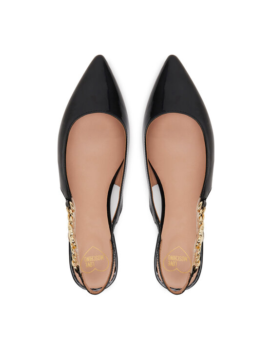 LOVE MOSCHINO Балетки LOVE MOSCHINO JA11041G0MIH0000 Чорний
