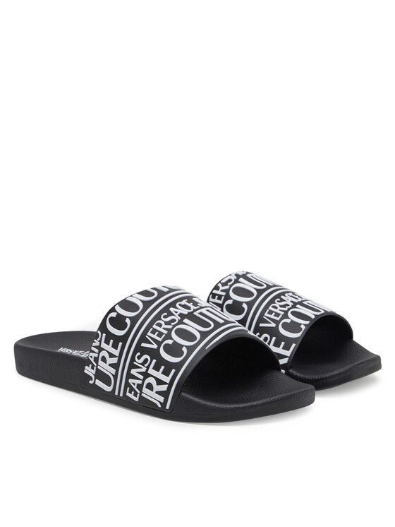 Versace Jeans Couture Шльопанці Versace Jeans Couture 78YA3SQ1 Чорний