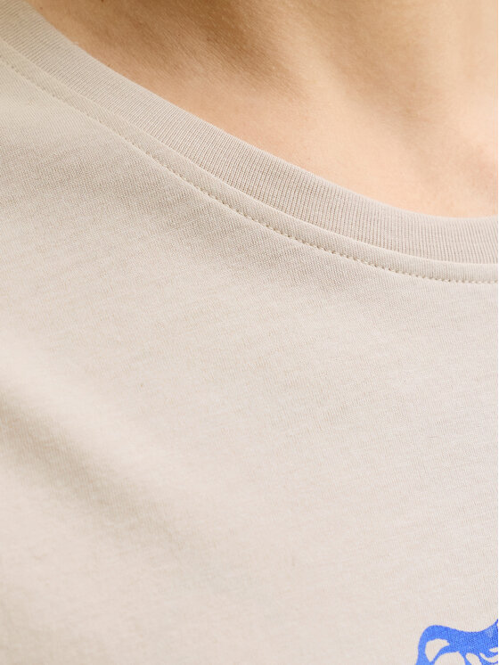 Jack & Jones Jack & Jones T-shirt Gradient Print 12288094 Svijetlo bež Regular Fit