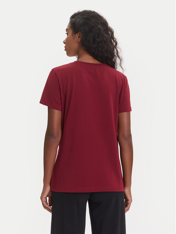 Guess Guess Camiseta V3BI11 J1314 Guinda/burdeos Regular Fit