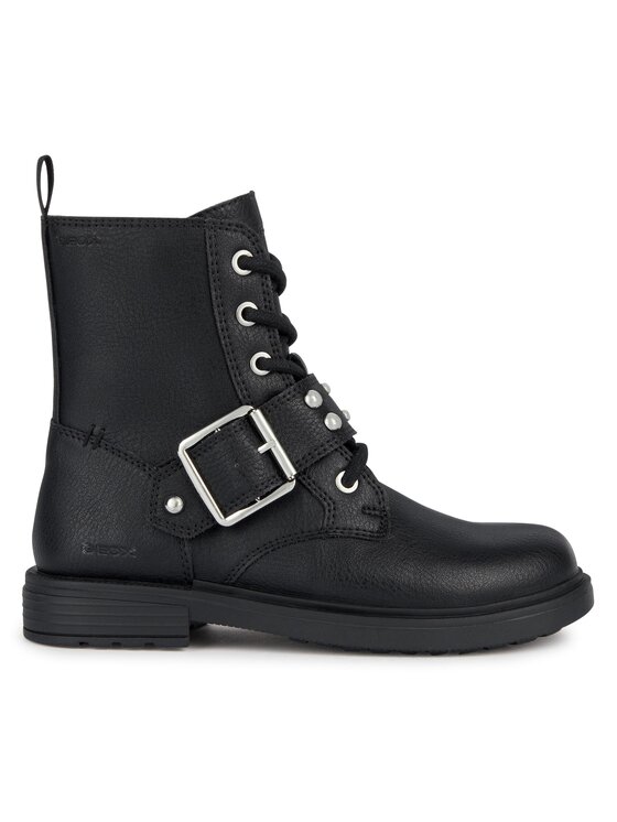 Geox Botine Geox Jr Eclair J369QD 000BU C9999 S Negru