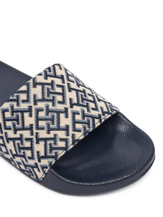 Tommy Hilfiger Papucs Tommy Hilfiger Monogram Pool Slide FW0FW09423 Sötétkék