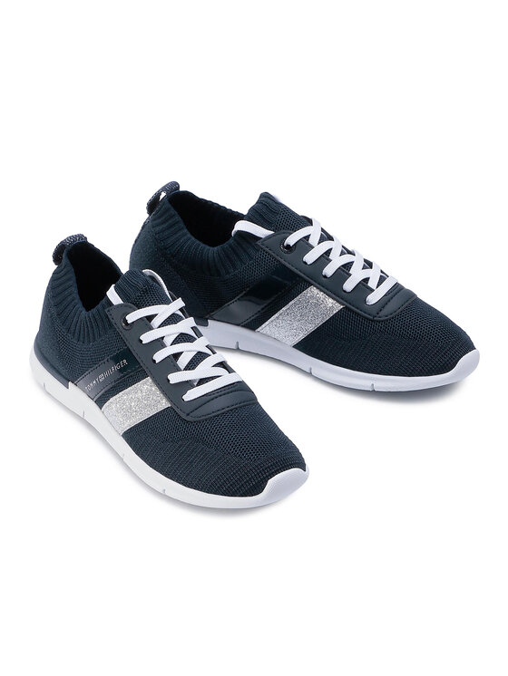 Tommy Hilfiger Tenisice Tommy Hilfiger Feminine Lightweight Sneaker FW0FW05014 Tamnoplava