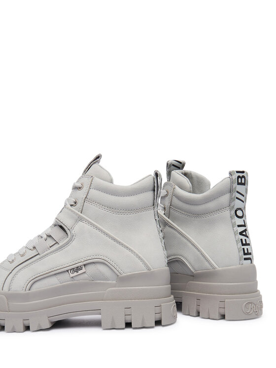 Buffalo Šnurovacia obuv Buffalo Buffalo Aspha NC Mid 1622603 Sivá