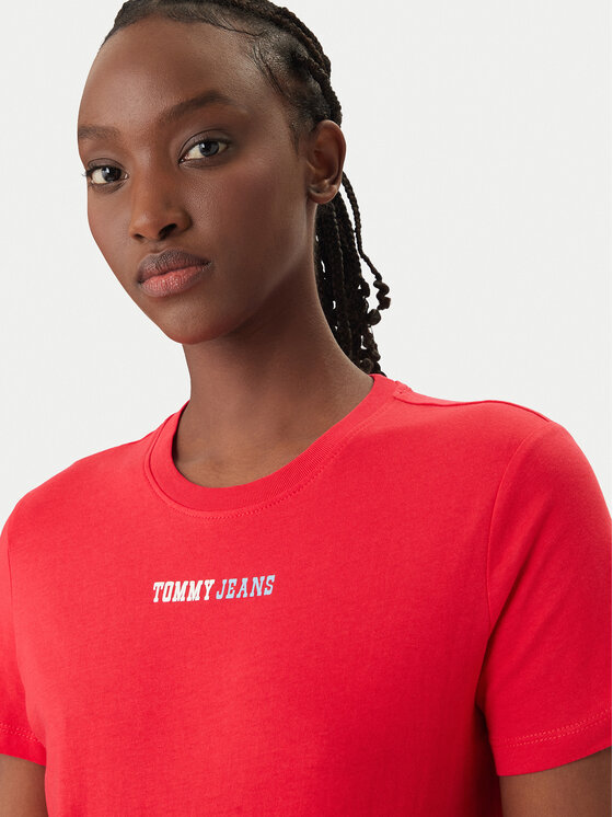 Tommy Jeans Tommy Jeans Camiseta DW0DW22277 Rojo Regular Fit