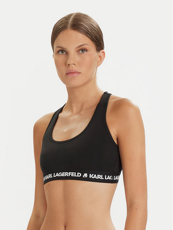 KARL LAGERFELD KARL LAGERFELD Top de sujetador A1W47007 Negro