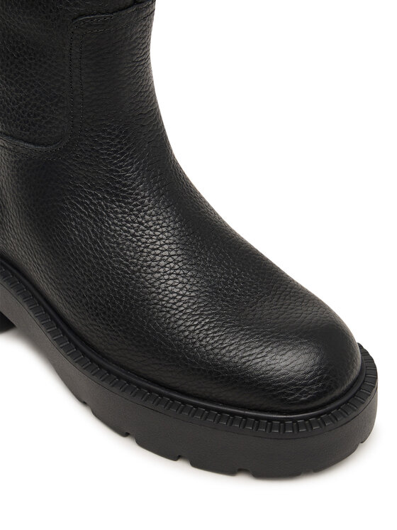 Tommy Jeans Csizma Tommy Jeans Tjw Tubular Mid Boots EN0EN03111 Fekete