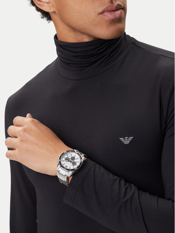 Armani Exchange Годинник Armani Exchange Spencer AX1969 Срібний