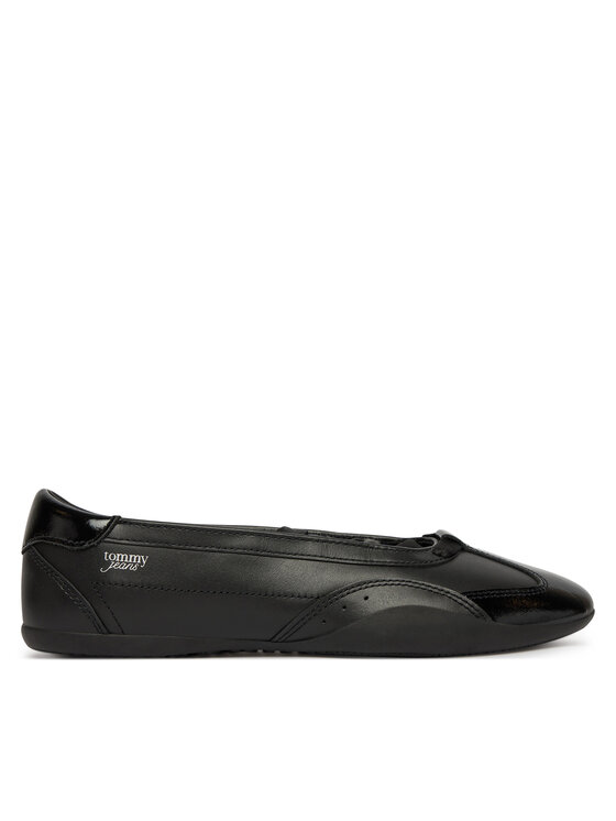 Tommy Hilfiger Μπαλαρίνες Tommy Hilfiger Tjw Ballet Sneaker EN0EN03169 Μαύρο