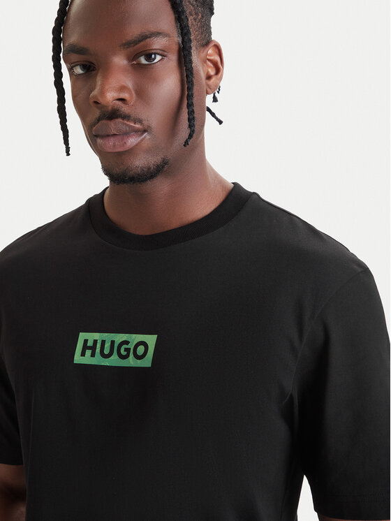 HUGO HUGO Camiseta Nufotee 50560048 Negro Regular Fit
