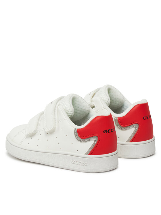 Geox Sneakersy Geox B Eclyper Boy B365LA 000BC C0050 Bílá