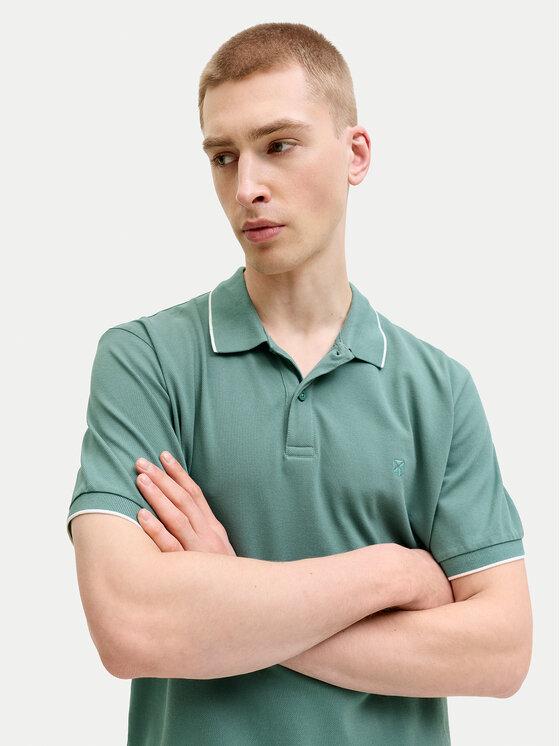 Jack & Jones Jack & Jones Polo Weston 12297755 Verde Regular Fit