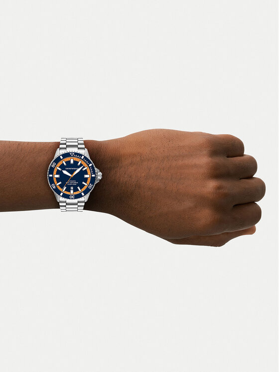 Emporio Armani Годинник Emporio Armani Sea Explorer AR60090 Срібний