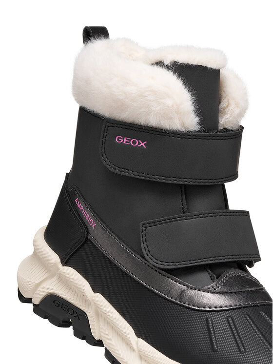 Geox Μπότες Χιονιού Geox J Flexyper Plus Girl B Abx J66NGA 0MECE C9999 S Μαύρο