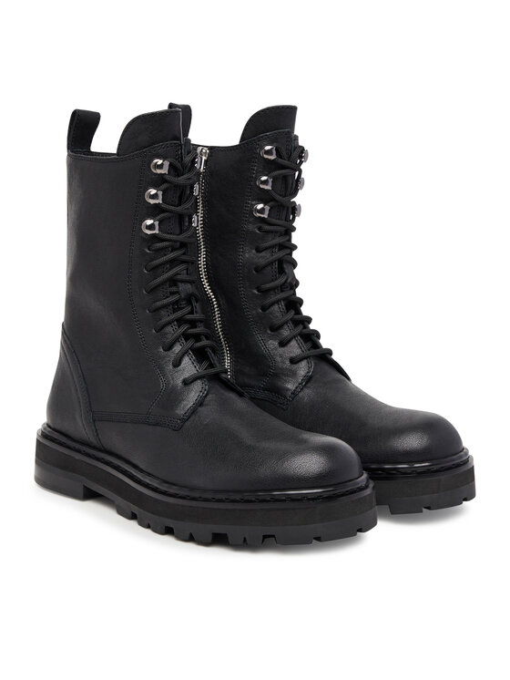 Patrizia Pepe Šnurovacia obuv Patrizia Pepe 8Y0122/L005-FB30 Čierna