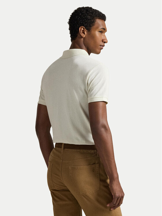 Polo Ralph Lauren Polo Ralph Lauren Polo 710680784372 Écru Custom Slim Fit