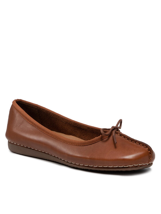 Clarks Балетки Clarks Freckle Ice 203529304 Коричневий