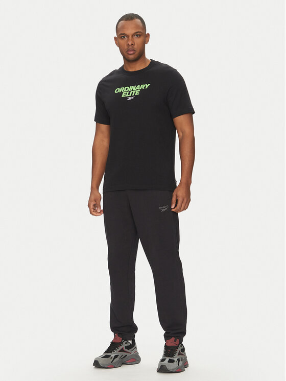 Reebok Reebok Футболка 100218824 Чорний Regular Fit