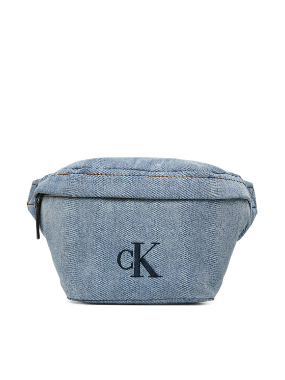 Calvin Klein Torbica za okrog pasu﻿ Calvin Klein Ckj Denim Waistbag LV04G3149G Svetlo modra