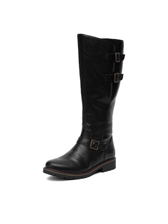 Remonte Čižmy Remonte CEO-R6590-01 Čierna