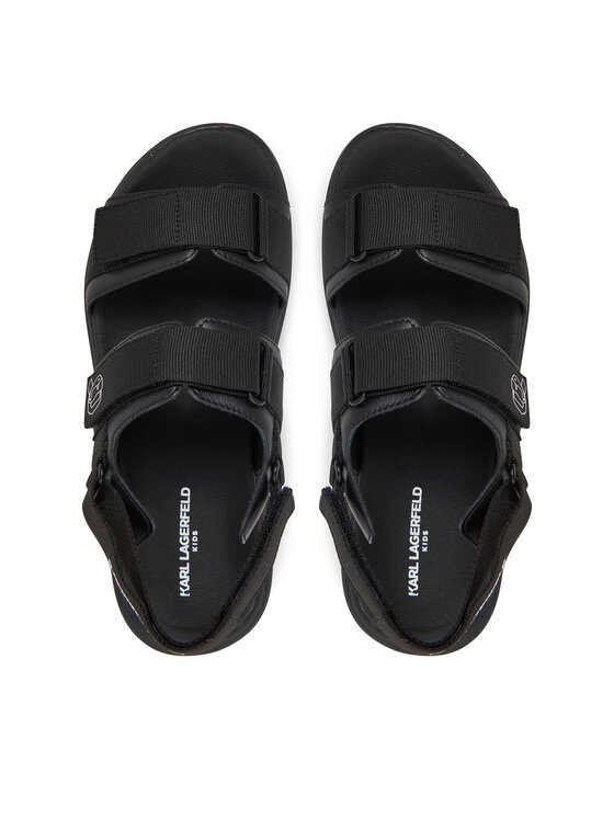 Karl Lagerfeld Kids Sandale Karl Lagerfeld Kids Z30382 S Crna