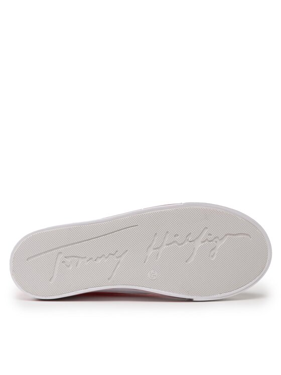 Tommy Hilfiger Trampki Tommy Hilfiger Low Cut Lace-Up T3A9-32677-0890313 S Różowy