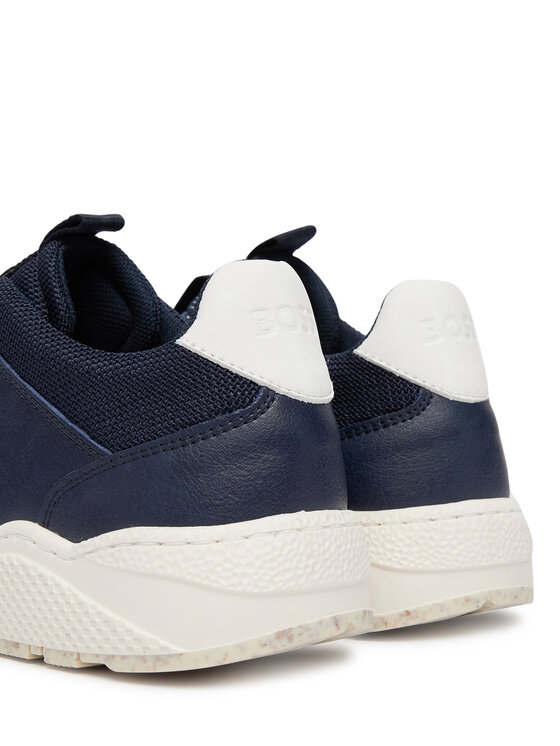 BOSS Sneakersy BOSS J52805 S Tmavomodrá