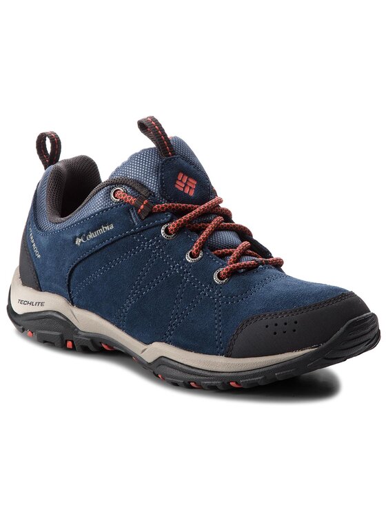 Columbia Botas de trekking Columbia Fire Venture Low Suede Waterproof BL1715 Azul marino