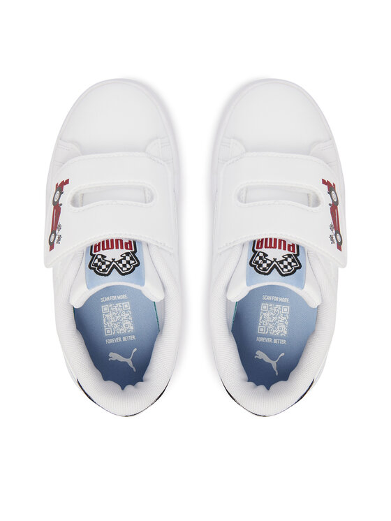 Puma Снікерcи Puma Puma Smash 3.0 Racing Crew V 408385 01 Білий