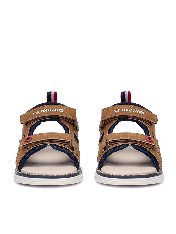 U.S. Polo Assn. Босоніжки U.S. Polo Assn. EO-GARDA002K/6Y1 Світло-коричневий