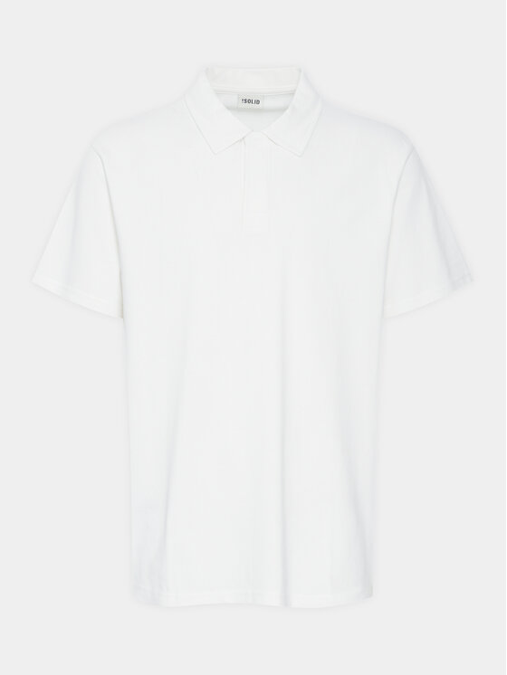 Solid Solid Polo 21108171 Λευκό Regular Fit