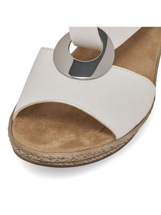Rieker Sandale Rieker 624H6-81 Bijela