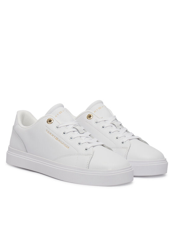 Tommy Hilfiger Αθλητικά Tommy Hilfiger Th Feminine Cupsole Leather FW0FW09105 Λευκό