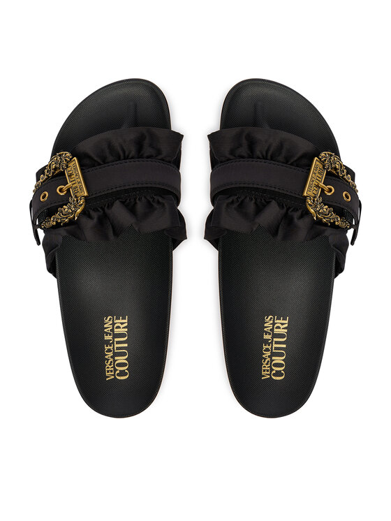 Versace Jeans Couture Шльопанці Versace Jeans Couture 80VA3SM5 Чорний