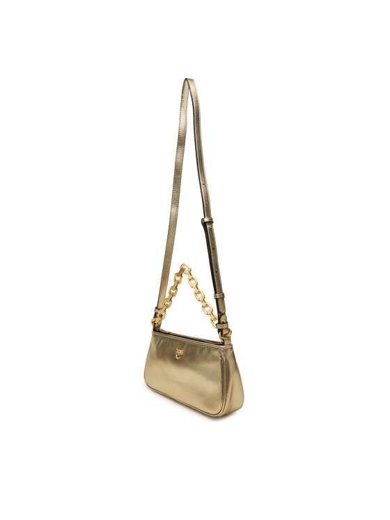 PINKO Borsetta PINKO Half Moon Baguette Mini AI 25-26 PLTT 105069 A2O9 Oro