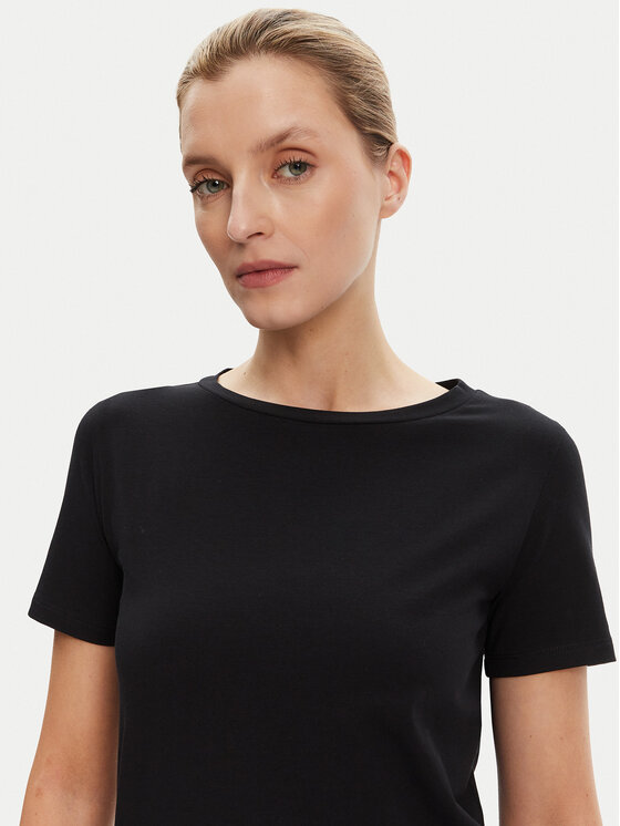 Weekend Max Mara Weekend Max Mara Футболка Multib 2525976011 Чорний Regular Fit