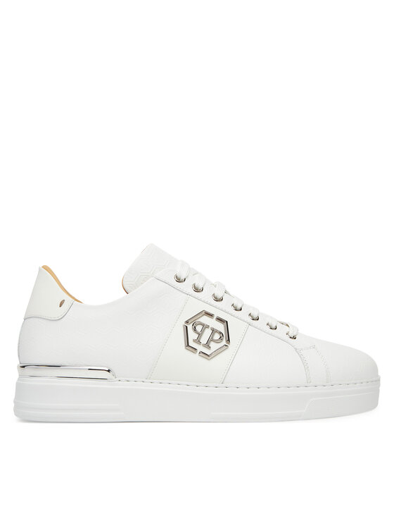 PHILIPP PLEIN Снікерcи PHILIPP PLEIN PAES USC0768 PLE005N01 Білий