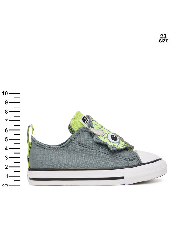 Converse Кеди Converse Chuck Taylor All Star One Strap Dinos Easy-On A15901C Сірий