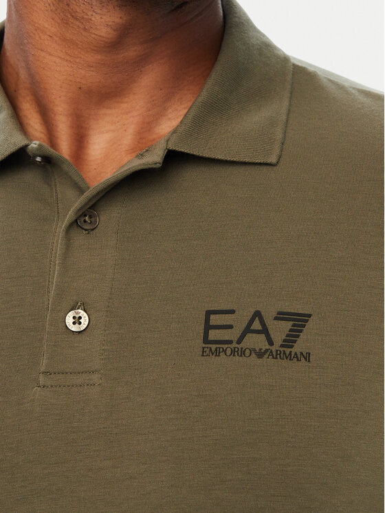 EA7 Emporio Armani EA7 Emporio Armani Polo 8NPF14 PJVQZ U7014 Caqui Regular Fit