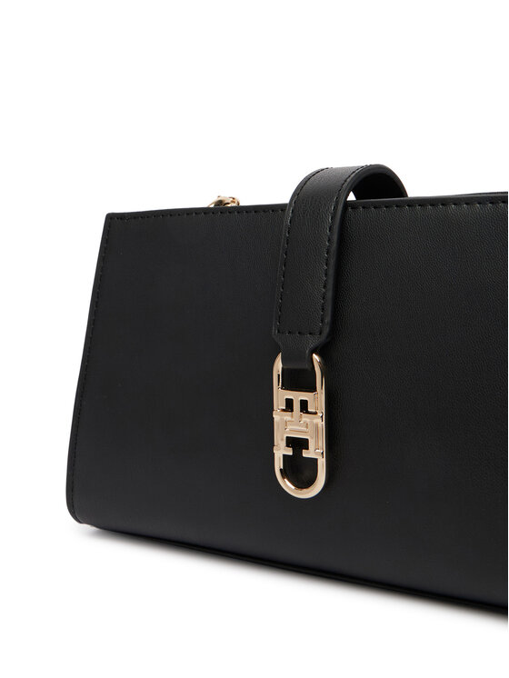 Tommy Hilfiger Geantă Tommy Hilfiger Th Libre Chain Crossover AW0AW18614 Negru