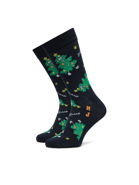 Jack & Jones Довгі шкарпетки Jack & Jones Holly 12266795 Чорний