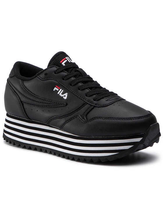 Fila Sneakersy Fila Orbit Zeppa Stripe Wmn 1010667,11W Czarny