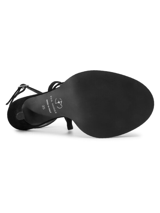 Eva Minge Sandály Eva Minge EM-53-07-000809 Černá