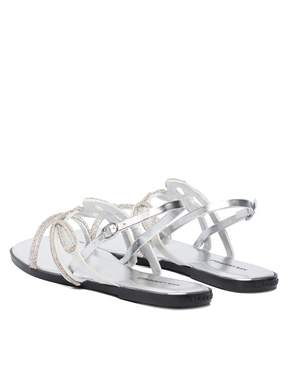 KARL LAGERFELD Босоніжки KARL LAGERFELD KL87425 Срібний