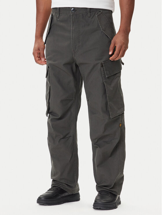 G-STAR G-STAR Pantalones de tela R-3N D25224-D191 Gris Straight Fit