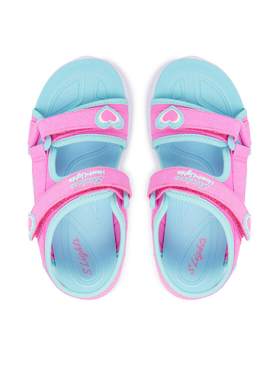 Skechers Босоніжки Skechers Heart Lights Sandals 303114L/PKTQ Рожевий